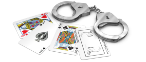 handcuffs 300x127 Big Poker Player Loses High Stakes Android Scam Game